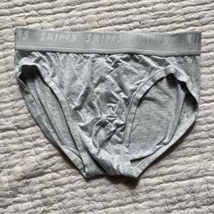 SKIMS Light Gray Men's Stretch Briefs